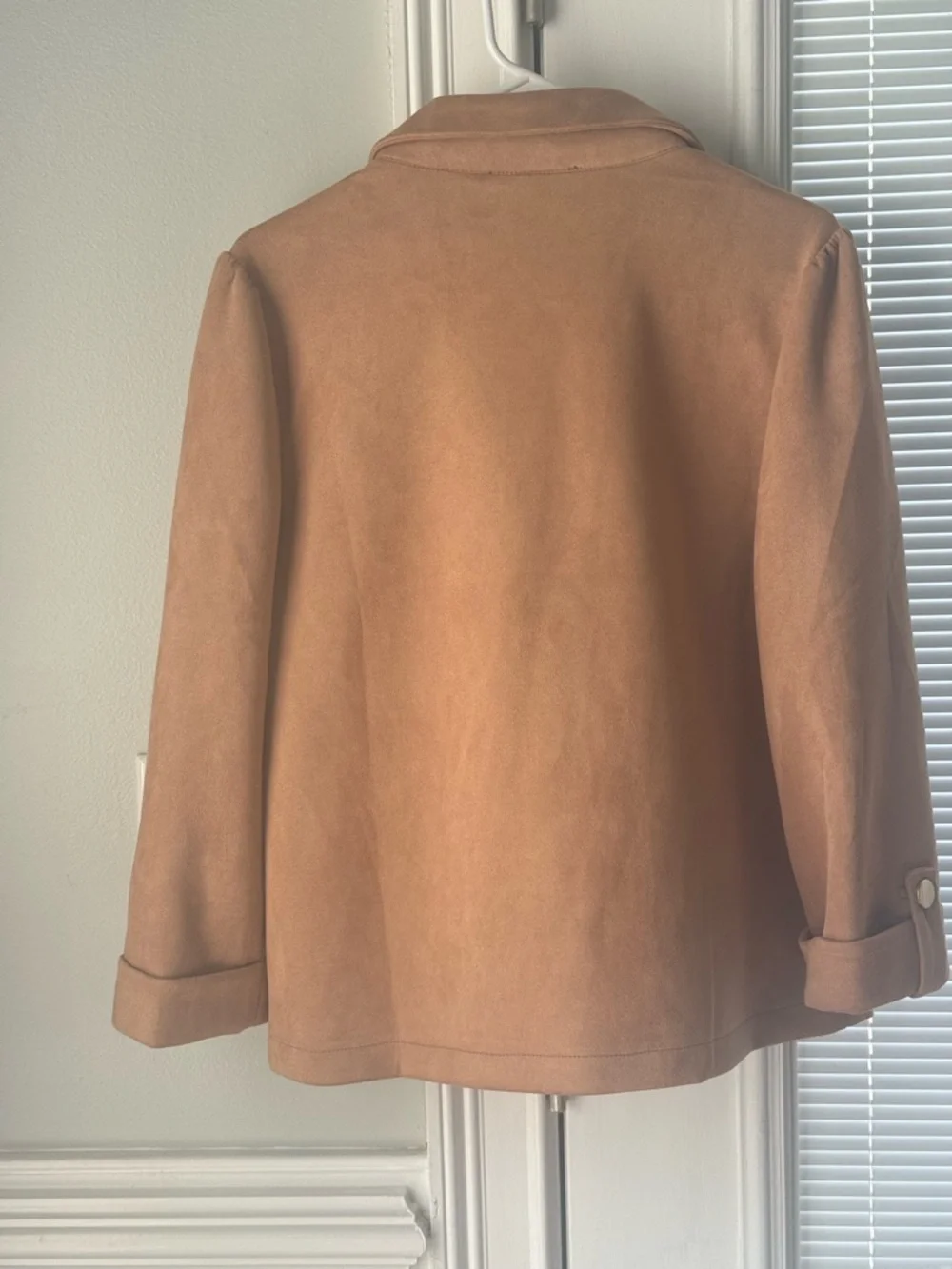 Camel Single-Button Blazer - Picture 7 of 9
